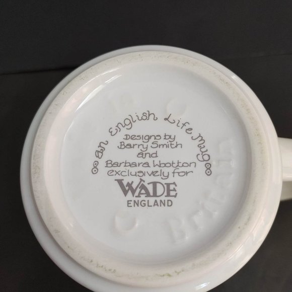 The Queen Victoria English Life Tea Coffee Mugs Cups Wade England Set of 4 Vtg - Picture 6 of 7